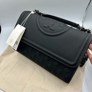Tory Burch Fleming Matte Convertible Shoulder Bag